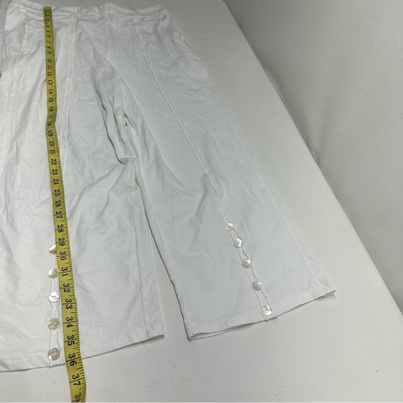 Soft Surroundings white Elastic-Waist Pants - Picture 3 of 9
